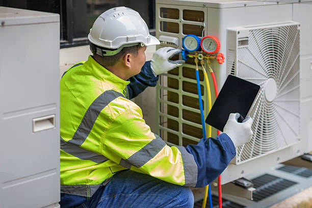 Professional Hvac technician working in Byron, MN